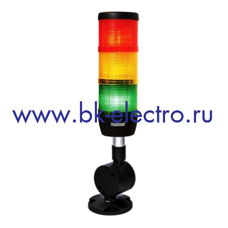 IK73F220XD03 Сигнальная колонна 70мм. красная, желтая, зеленая, стробоскоп LED FLES (220V AC) крепление на стену с регулируемым углом IK73F220XD03 Сигнальная колонна 70мм. красная, желтая, зеленая, стробоскоп LED FLES (220V AC) крепление на стену с регулируемым углом
