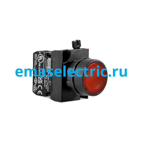 CP100DK Кнопка (1НО), красный цвет, серия CP (250В AC, 4А), IP65 CP100DK Кнопка (1НО), красный цвет, серия CP (250В AC, 4А), IP65
