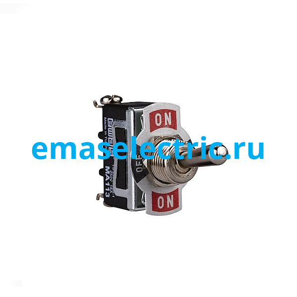 MA113 Тумблер (1НО+1НО), винтовое подключение, маркировка ON-OFF-ON, металл (250В AC, 16А) MA113 Тумблер (1НО+1НО), винтовое подключение, маркировка ON-OFF-ON, металл (250В AC, 16А)