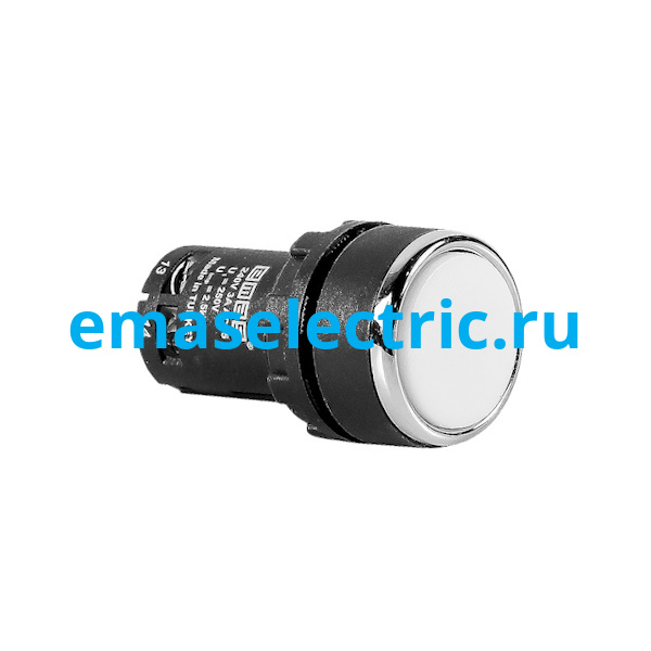 MB102DB Кнопка моноблочная (1НО+1НЗ), белый цвет, серия MB (240В, 0,3А), IP50 MB102DB Кнопка моноблочная (1НО+1НЗ), белый цвет, серия MB (240В, 0,3А), IP50