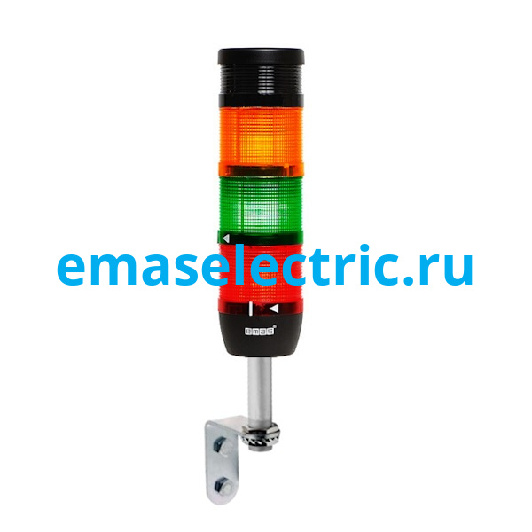 IK73L024ZD01 Сигнальная колонна 70мм, красная, желтая, зеленая 24В,светодиод LED, зуммер.90дБ, крепление на стену IK73L024ZD01 Сигнальная колонна 70мм, красная, желтая, зеленая 24В,светодиод LED, зуммер.90дБ, крепление на стену