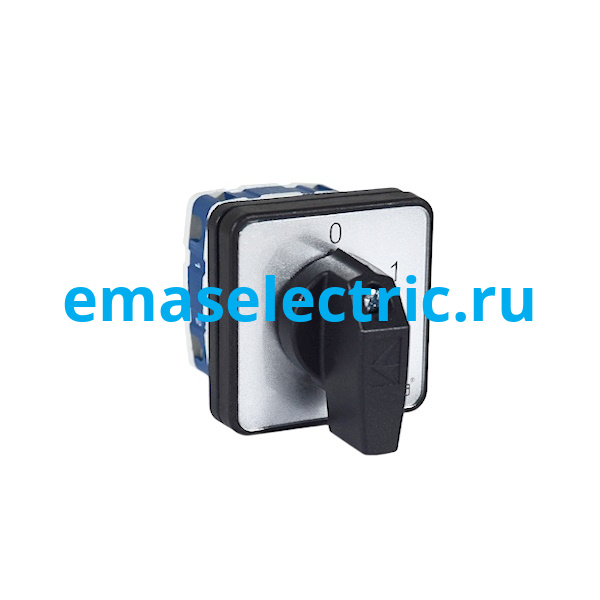 SA020AK231S Переключатель двухпозиционный 20А (0-1) 60˚, 2 полюса, рамка 48х48мм, 400В AC, IP54