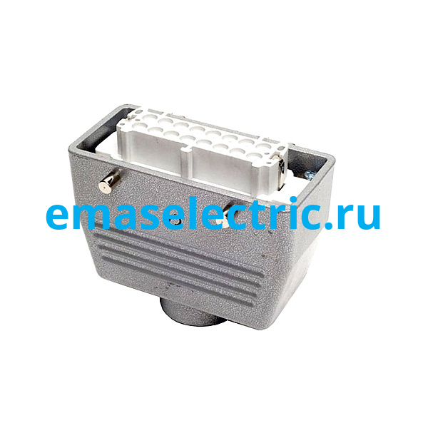 EBM16PU30 Кожух с гнездом металлический, 16 полюсов, 16A, верхний ввод (PG 21), IP65