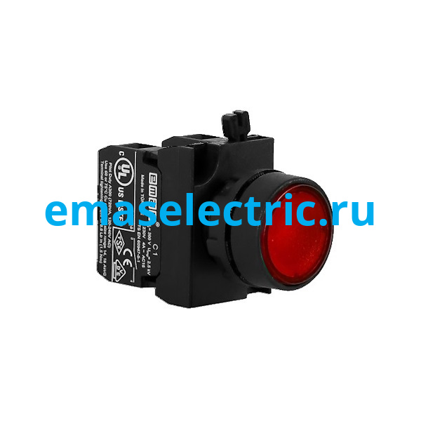 CP102DK Кнопка (1НО+1НЗ), красный цвет, серия CP (250В AC, 4А), IP65
