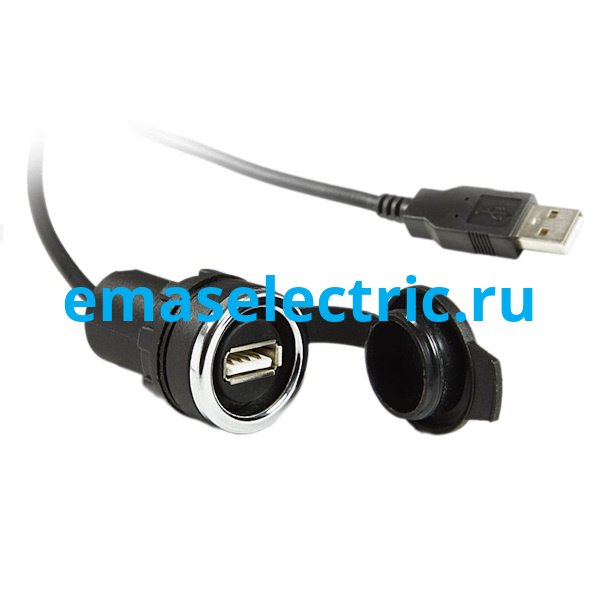 BUSB USB разъём с кабелем 1,5 метра, IP65