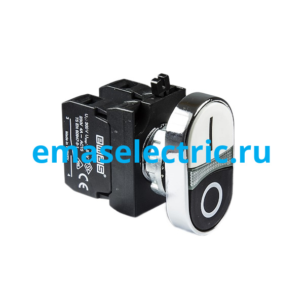 CM102K20HB Двойная кнопка Ø22мм. (1НО+1НЗ) в металл. корпусе CM102K20HB Двойная кнопка Ø22мм. (1НО+1НЗ) в металл. корпусе