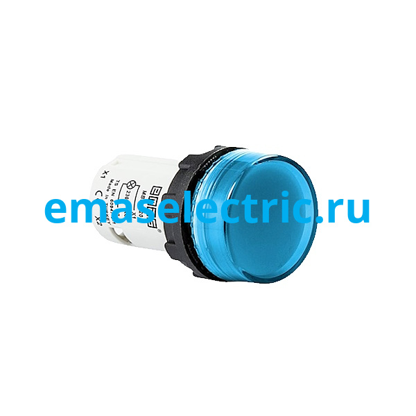 MBSD220M Сигнальная арматура моноблочная, плоская линза, синий цвет, серия MB, 220В AC, IP54
