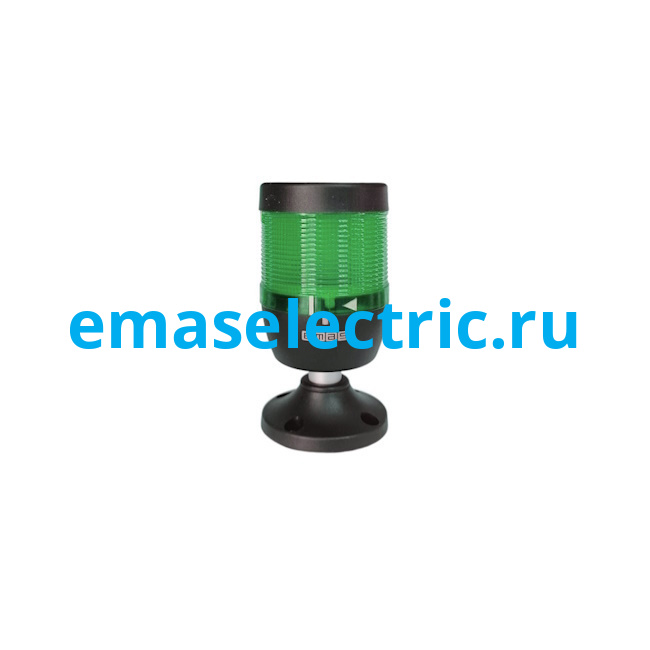 IK71L024XM02Y Сигнальная колонна 70мм, одноцветная (зеленый цвет), светодиод LED, алюм. патрубок 20мм. с основанием, 24В AC/DC, IP40 IK71L024XM02Y Сигнальная колонна 70мм, одноцветная (зеленый цвет), светодиод LED, алюм. патрубок 20мм. с основанием, 24В AC/DC, IP40