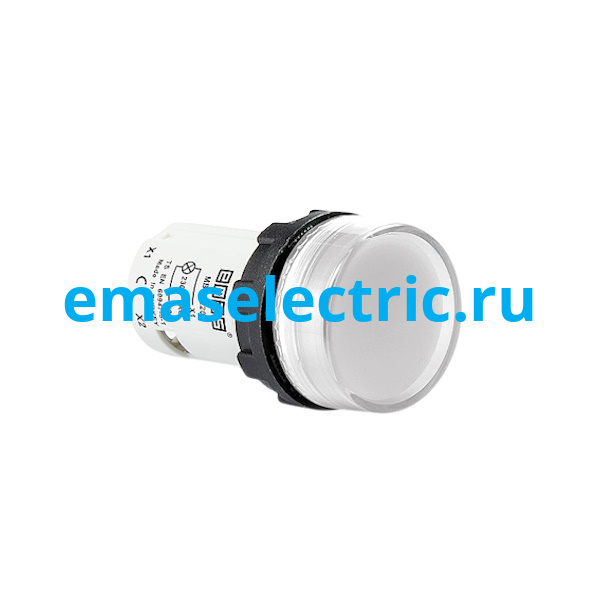 MBSD220B Сигнальная арматура моноблочная, плоская линза, белый цвет, серия MB, 220В AC, IP54