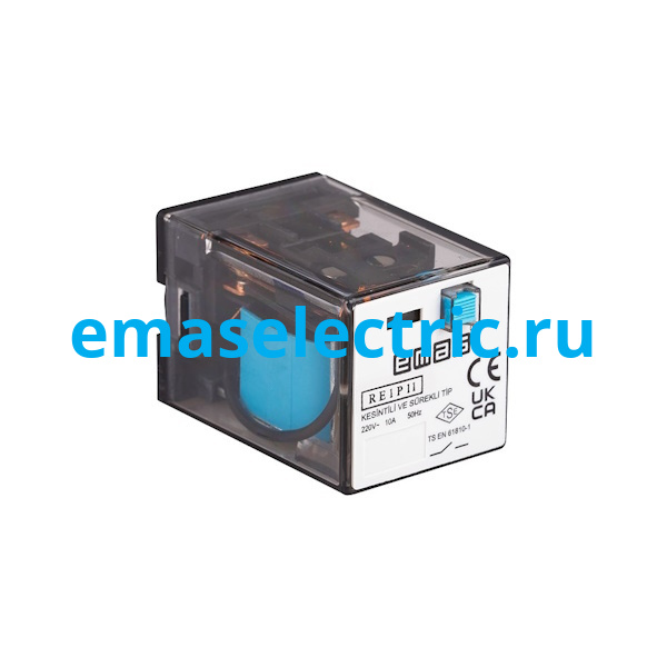 RE1P11DC012 Промышленное реле на 11 выводов 012V DC, 3 переключающих контакта
