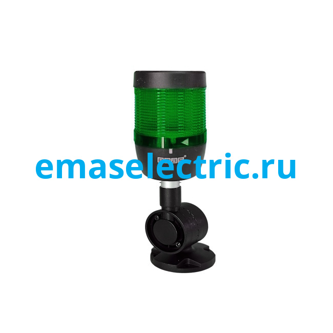 IK71L024XD22Y Сигнальная колонна 70мм, одноцветная (зеленый цвет), LED, алюм. патрубок 20мм, с настенным регулированным креплением, 24В AC/DC, IP40 IK71L024XD22Y Сигнальная колонна 70мм, одноцветная (зеленый цвет), LED, алюм. патрубок 20мм, с настенным регулированным креплением, 24В AC/DC, IP40