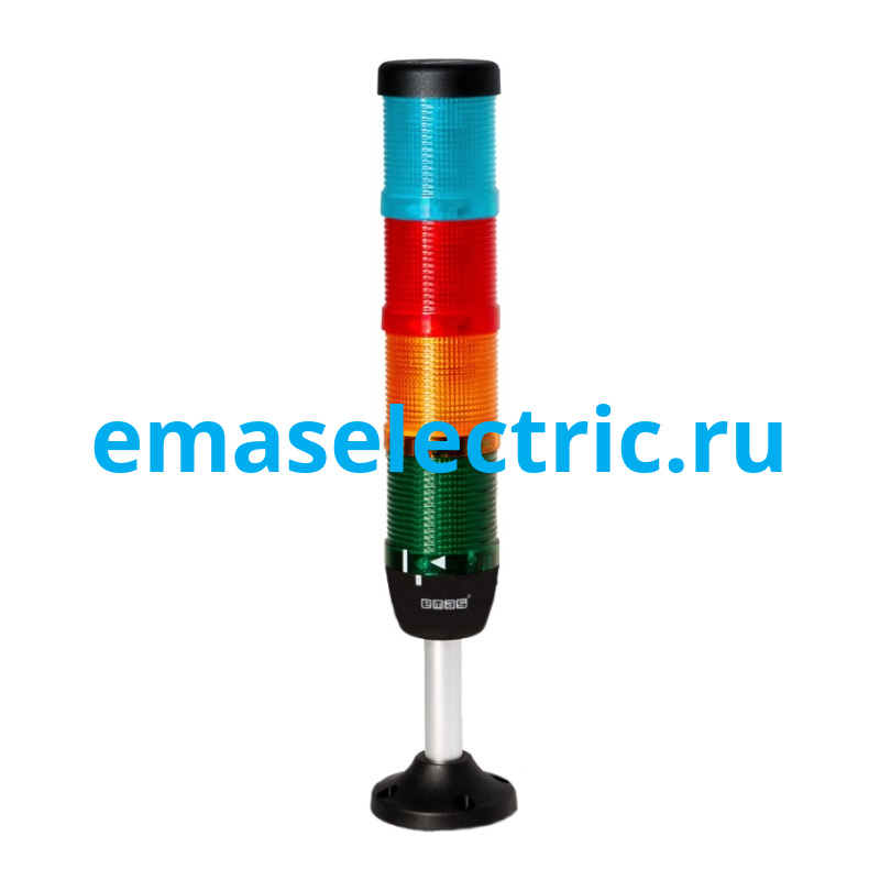 IK54L220XM03 Световая колонна Ø50мм. синяя, красная, желтая, зеленая, LED (220V AC)