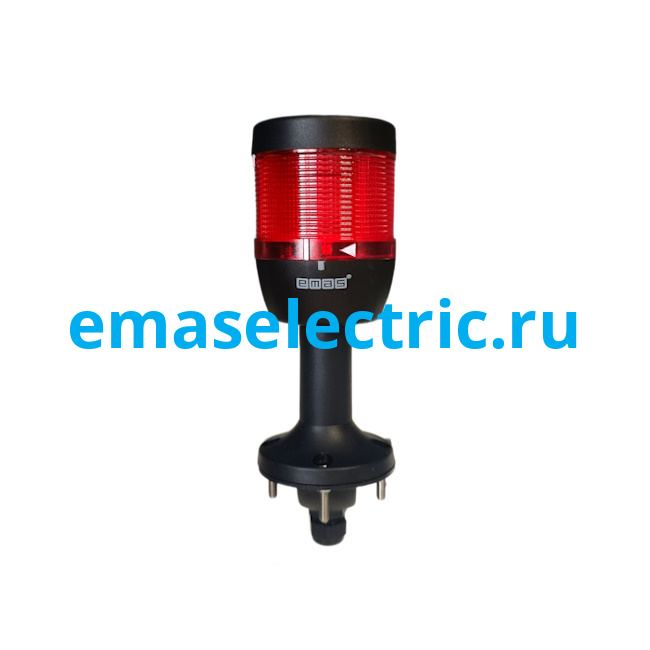 IK71L024XD51 Сигнальная колонна 70мм, одноцветная (красный цвет), светодиод LED, настенное крепление, нижний кабельный ввод, пласт. патрубок 100мм с основанием, 24В AC/DC, IP40 IK71L024XD51 Сигнальная колонна 70мм, одноцветная (красный цвет), светодиод LED, настенное крепление, нижний кабельный ввод, пласт. патрубок 100мм с основанием, 24В AC/DC, IP40
