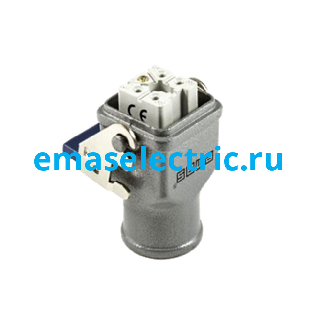 EBM05PU36 Кожух с гнездом металлический, 5 полюсов, 10A, верхний ввод (PG 11), фиксаторы металл, IP65 EBM05PU36 Кожух с гнездом металлический, 5 полюсов, 10A, верхний ввод (PG 11), фиксаторы металл, IP65