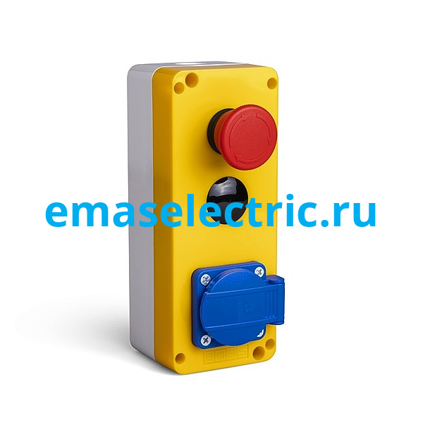 PA3E40P1 Пост управления для подьёмников 3 кнопки (B200E + EPREU1M + заглушка), серия PA (250В AC, 4А)