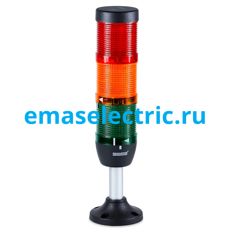 IK53F220XM03 Световая колонна Ø50мм. красная, зеленая, желтая, Flashing LED Bulb (220V AC)