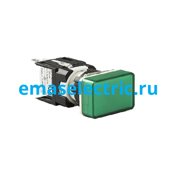 D090DXY Сигнальная арматура с блоком подсветки D9 (зелёный светодиод, 24В AC/DC), зелёный цвет, серия D, IP50