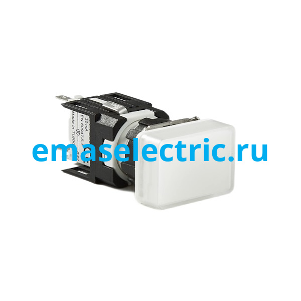 D050DXB Сигнальная арматура с блоком подсветки D5 (белый светодиод, 24В AC/DC), белый цвет, серия D, IP50