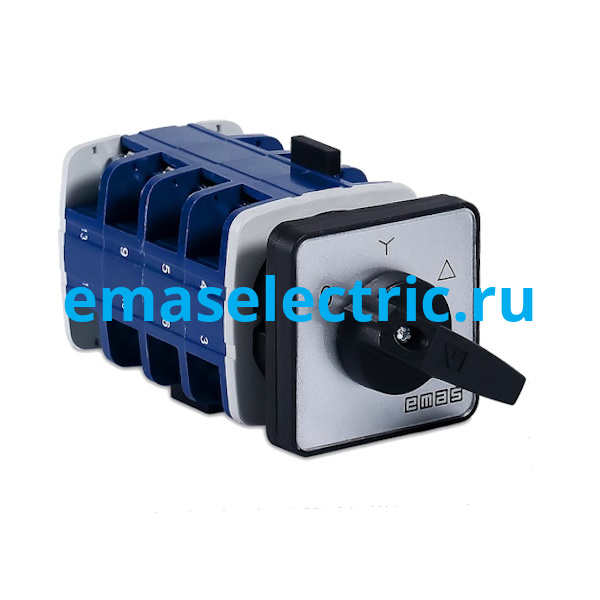 PSA080MS335S Переключатель "Звезда-треугольник" 80А, 3 полюса, рамка 64х64мм, 400В AC, IP54