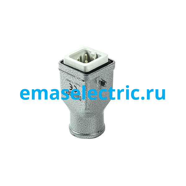 EBM04FU30 Кожух со штепселем металлический, 4 полюса, 10A, верхний ввод (PG 11), IP65