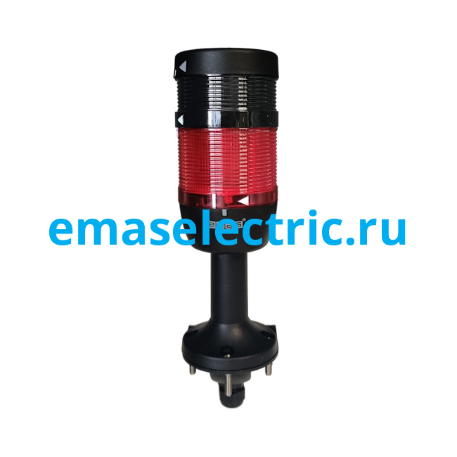 IK71L024ZD51 Сигнальная колонна 70мм, одноцветная (красный цвет), с зуммером 90dB, светодиод LED, настенное крепление, нижний кабельный ввод, пласт. патрубок 100мм с основанием, 24В AC/DC, IP40 IK71L024ZD51 Сигнальная колонна 70мм, одноцветная (красный цвет), с зуммером 90dB, светодиод LED, настенное крепление, нижний кабельный ввод, пласт. патрубок 100мм с основанием, 24В AC/DC, IP40
