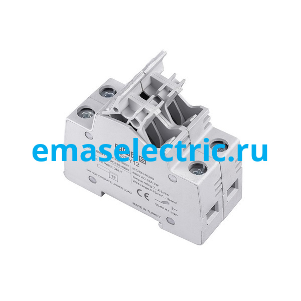 SSY12 Держатель для цилиндрических предохранителей 2P