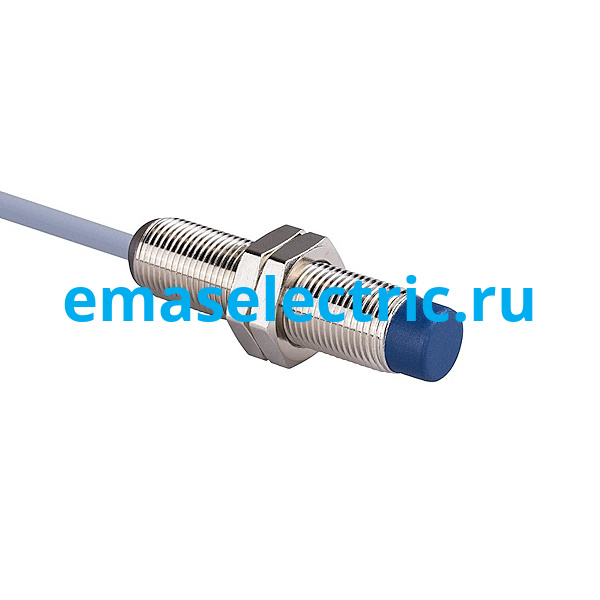 SIM12NM1PC2 Индуктивный датчик (PNP-НО), кабель 2м*3 (расс. сраб. 4мм, 400 Гц), выступающий, 10-30В DC, IP67