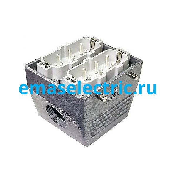 EBM612FU10 Кожух со штепселем металлический, 12 полюсов, 35A, боковой ввод (PG 21), IP65 в Москве 