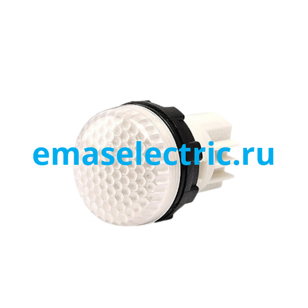 S222LB2 Сигнальная арматура 22мм, белый цвет, светодиод, винтовой зажим, 24V AC/DC