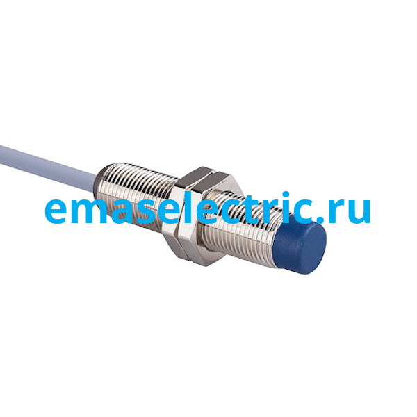 SIM12NM1OC2 Индуктивный датчик (NPN-НЗ), кабель 2м*3 (расс. сраб. 4мм, 400 Гц), выступающий, 10-30В DC, IP67