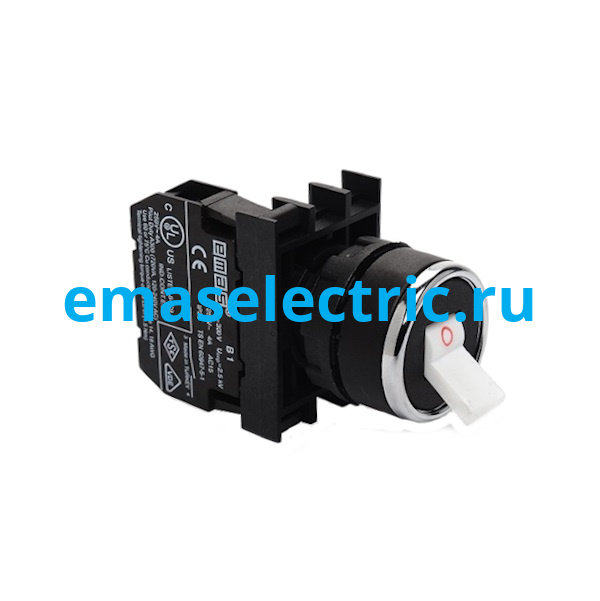 B200C Кнопка тумблер (1НЗ), серия B (250В AC, 4А), IP50