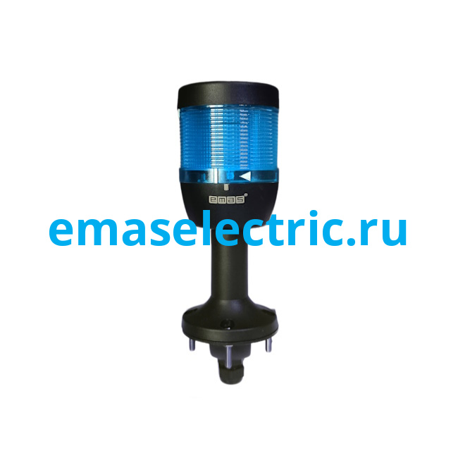 IK71L024XD51M Сигнальная колонна 70мм, одноцветная (синий цвет), светодиод LED, настенное крепление, нижний кабельный ввод, пласт. патрубок 100мм с основанием, 24В AC/DC, IP40 IK71L024XD51M Сигнальная колонна 70мм, одноцветная (синий цвет), светодиод LED, настенное крепление, нижний кабельный ввод, пласт. патрубок 100мм с основанием, 24В AC/DC, IP40