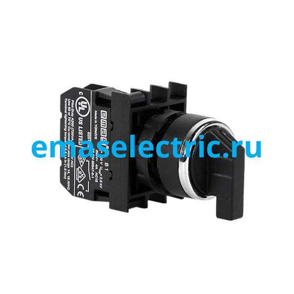 B100S20 Переключатель 0-1 (1НО), с фиксацией, серия B (250В AC, 4А), IP50