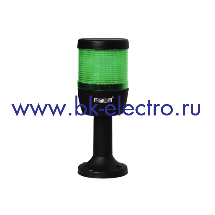 IK71L220XM01-Y Световая колонна Ø70мм. зеленая. LED (220V AC)