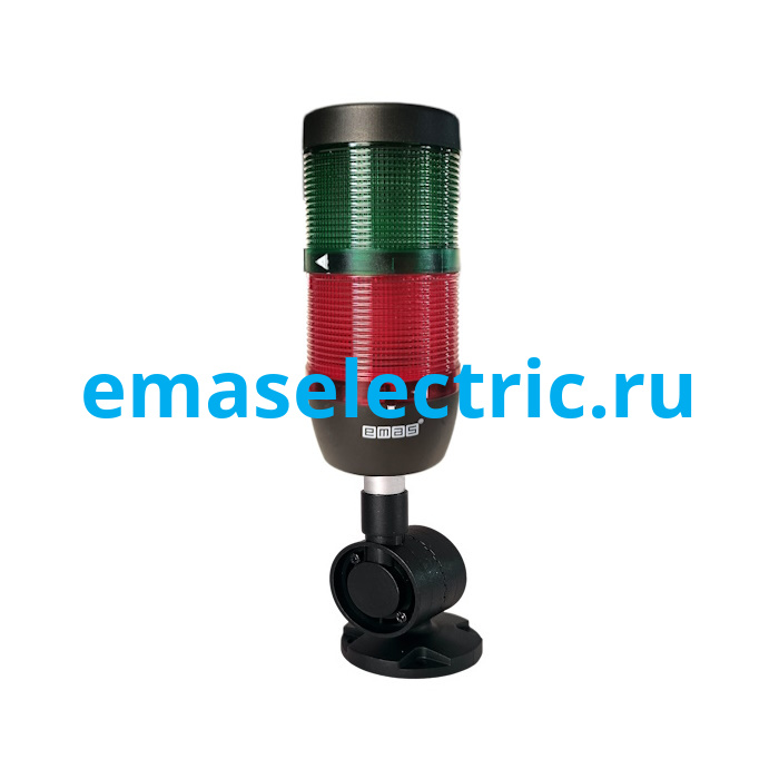 IK72L024XD22 Сигнальная колонна 70мм, одноцветная (красный, зеленый цвет), LED, алюм. патрубок 20мм, с настенным регулированным креплением, 24В AC/DC, IP40 IK72L024XD22 Сигнальная колонна 70мм, одноцветная (красный, зеленый цвет), LED, алюм. патрубок 20мм, с настенным регулированным креплением, 24В AC/DC, IP40