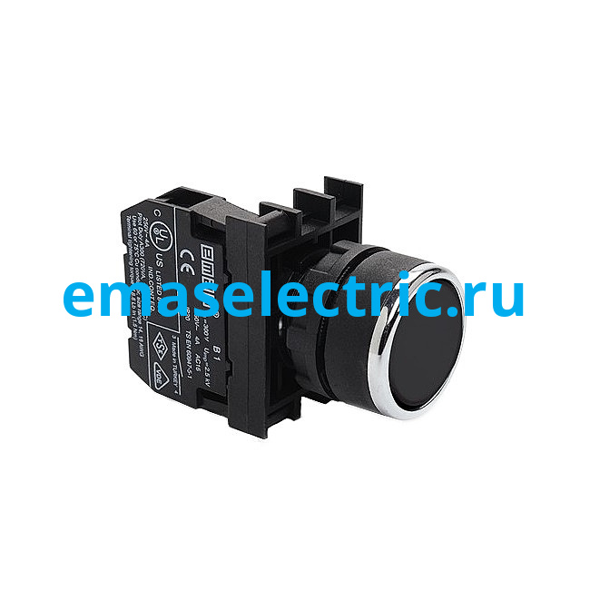 B100DH Кнопка (1НО), чёрный цвет, серия B (250В AC, 4А), IP50 B100DH Кнопка (1НО), чёрный цвет, серия B (250В AC, 4А), IP50