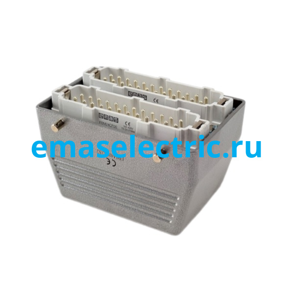 EBM48FU30 Кожух со штепселем металлический, 48 полюсов, 16A, верхний ввод (PG 29), IP65