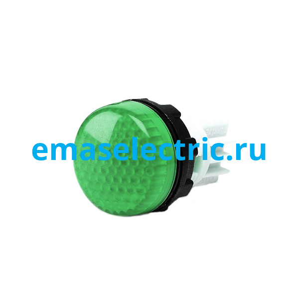 S222LY2 Сигнальная арматура 22мм, зеленый цвет, светодиод, винтовой зажим, 24V AC/DC
