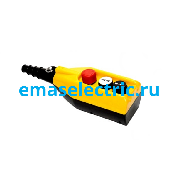 PV3E30B4 Пульт управления 3 кнопки (первая кнопка "аварийный стоп" CP200E30, 1НЗ), двухскоростной, cерия PV (250В AC, 4А), IP65