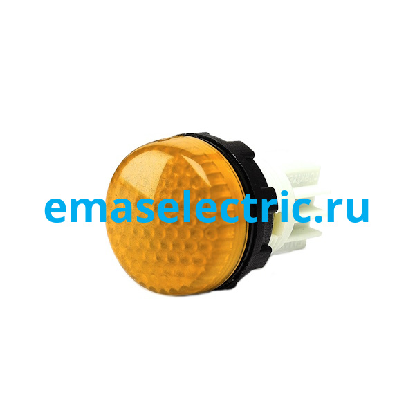 S222LS1 Сигнальная арматура 22мм, желтый цвет, светодиод, винтовой зажим, 12V AC/DC