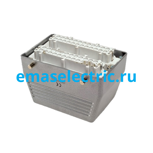 EBM48PU30 Кожух с гнездом металлический, 48 полюсов, 16A, верхний ввод (PG 29), IP65
