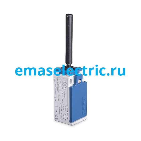L5K27ROP101 Концевой выключатель, привод пластиковый стержень (1НЗ+1НО, синхронное сраб.), серия L5, пластиковый корпус (240В AC, 3А), IP65 L5K27ROP101 Концевой выключатель, привод пластиковый стержень (1НЗ+1НО, синхронное сраб.), серия L5, пластиковый корпус (240В AC, 3А), IP65