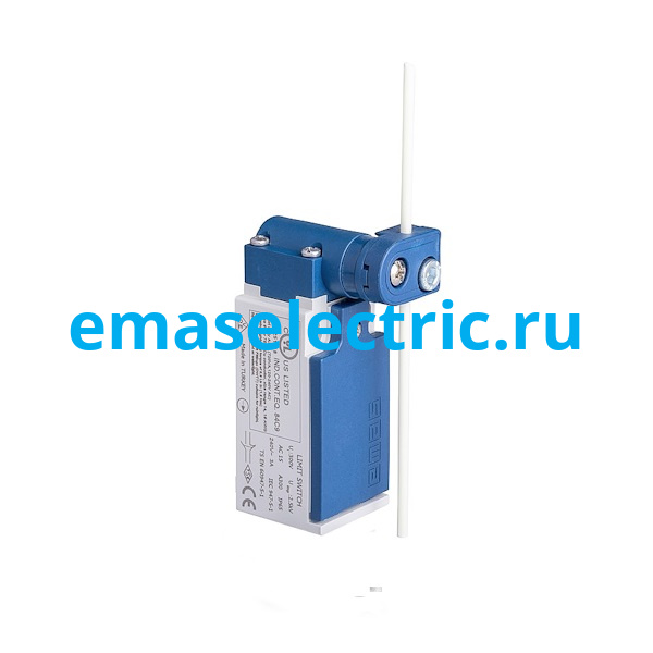 L5K25REF121 Концевой выключатель, привод жёсткий стержень из волокна (2НЗ+1НО, синхронное сраб.), серия L5, пластиковый корпус (240В AC, 3А), IP65