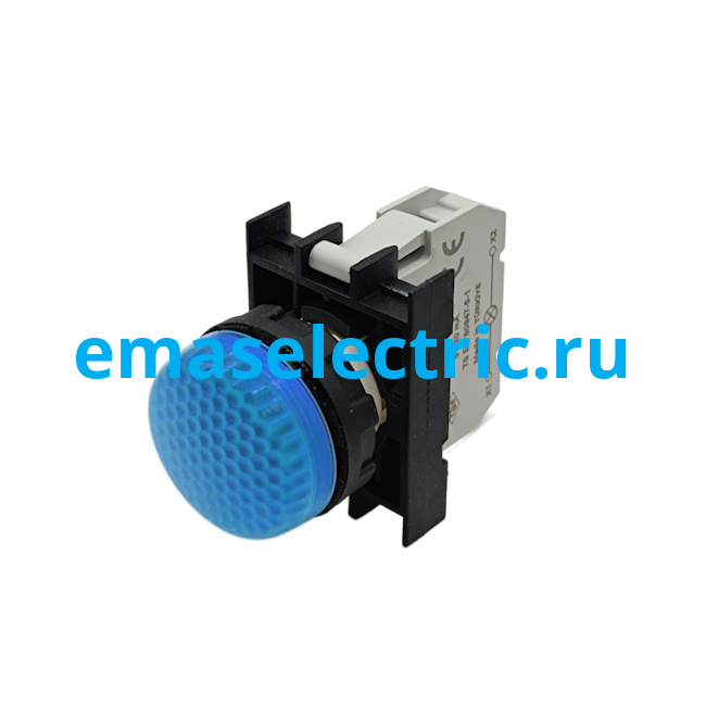 B0M0XM Сигнальная арматура с блоком подсветки BM (синий светодиод, 100-230В AC), синий цвет, серия B, IP50 B0M0XM Сигнальная арматура с блоком подсветки BM (синий светодиод, 100-230В AC), синий цвет, серия B, IP50