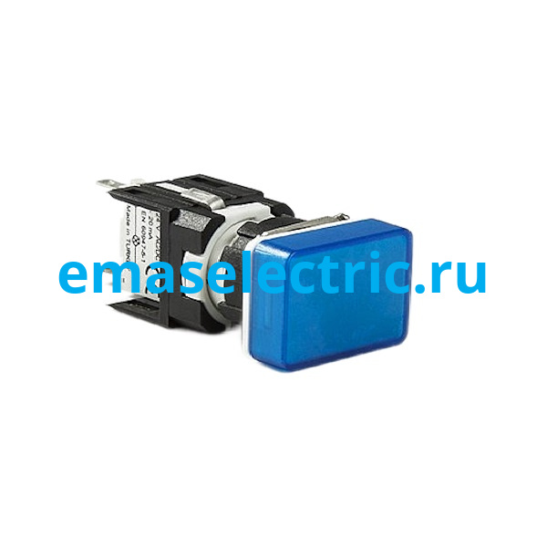 D070DXM Сигнальная арматура с блоком подсветки D7 (синий светодиод, 24В AC/DC), синий цвет, серия D, IP50 D070DXM Сигнальная арматура с блоком подсветки D7 (синий светодиод, 24В AC/DC), синий цвет, серия D, IP50