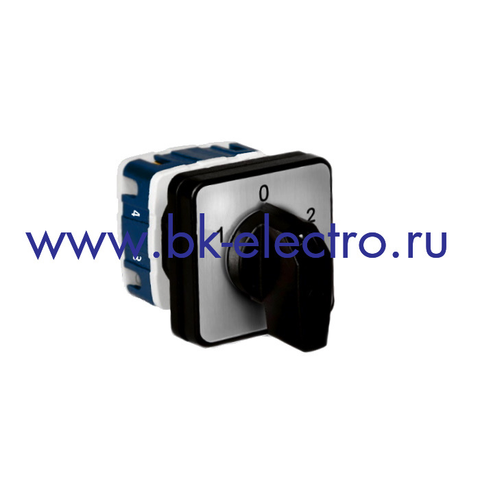 PSA016KD134S Переключатель полюсов реверсивный 16А, 1 полюс (1-0-2) 60° 48*48