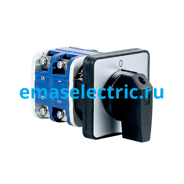 PSA080AK431S Переключатель двухпозиционный 80А (0-1) 60˚, 4 полюса, рамка 64х64мм, 400В AC, IP54 PSA080AK431S Переключатель двухпозиционный 80А (0-1) 60˚, 4 полюса, рамка 64х64мм, 400В AC, IP54