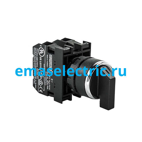 B101S30 Переключатель 2-0-1 (1НО+1НО), с фиксацией, серия B (250В AC, 4А), IP50 B101S30 Переключатель 2-0-1 (1НО+1НО), с фиксацией, серия B (250В AC, 4А), IP50