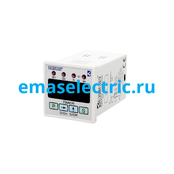 RZ1D1R-5 Таймер цифровой с задержкой и резервом (0.1 сек-99 час. 59 мин.), 1ПК, 220В AC
