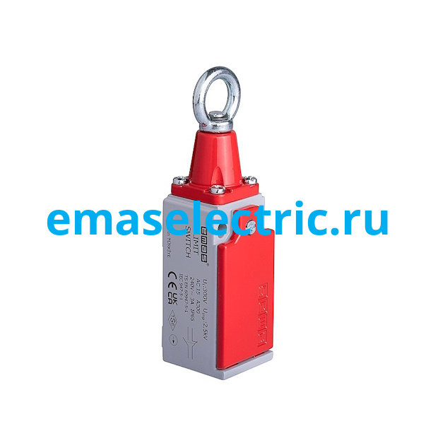 L51K23HUM111 Концевой выключатель, привод металлическое кольцо (1НЗ+1НО, синхронное сраб.), серия L51, металлический корпус (240В AC, 3А), IP65 L51K23HUM111 Концевой выключатель, привод металлическое кольцо (1НЗ+1НО, синхронное сраб.), серия L51, металлический корпус (240В AC, 3А), IP65